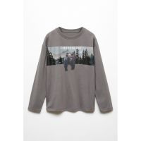 Bluza cu imprimeu grafic Forest
