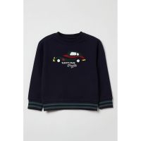 Bluza de trening cu decolteu la baza gatului