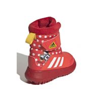 Ghete cu inchidere velcro si imprimeu cu Minnie Mouse Winterplay
