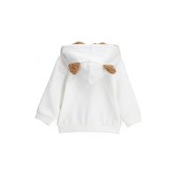 Hanorac cu inima din material teddy