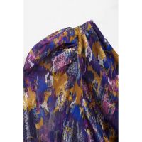 Bluza crop cu decolteu pe un umar Showy