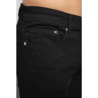 Blugi slim fit cu model uni