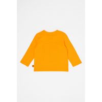 Bluza de bumbac cu decolteu la baza gatului