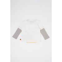 Bluza de bumbac cu imprimeu