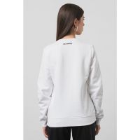 Bluza de trening cu decolteu la baza gatului si imprimeu