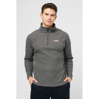 Bluza sport din fleece cu fenta cu fermoar.Tug