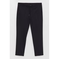Pantaloni slim fit cu snur in talie