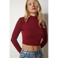 Bluza crop striata