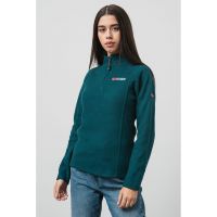 Bluza de trening din fleece cu fermoar scurt