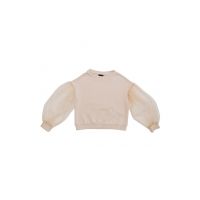 Bluza sport cu maneci din tul