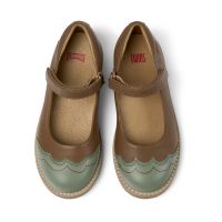 Balerini Mary Jane din piele Savina Twins 8515