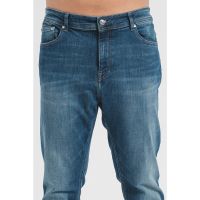 Blugi regular fit cu talie medie