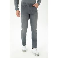 Blugi slim fit cu talie medie