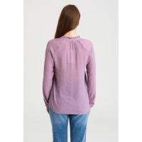 Bluza cu guler tunica cu volane