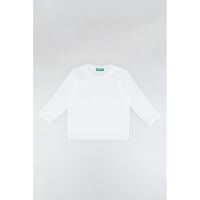 Bluza cu decolteu la baza gatului - din bumbac