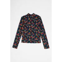 Bluza de bumbac cu imprimeu floral