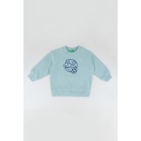 Bluza de trening cu decolteu la baza gatului si imprimeu
