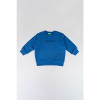 Bluza de trening cu decolteu la baza gatului si imprimeu