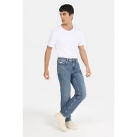 Blugi regular fit cu talie medie