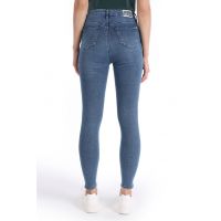 Blugi skinny cu talie inalta