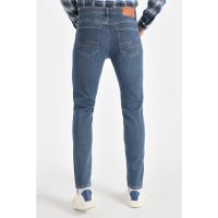 Blugi slim fit cu talie medie