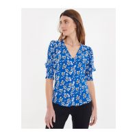 Bluza cu nasturi si imprimeu