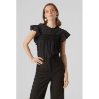 Bluza cu maneci butterfly scurte