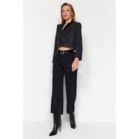 Blugi capri kick-flare