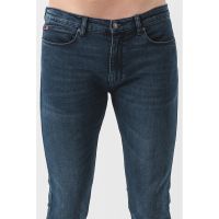 Blugi extra slim fit cu talie medie