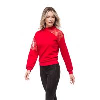 Bluza cu insertii din dantela Tania