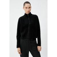 Bluza de trening cu fermoar scurt
