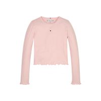 Bluza striata cu terminatii valurite