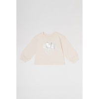 Bluza cu decolteu la baza gatului si imprimeu cu Minnie Mouse