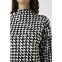Bluza cu model houndstooth