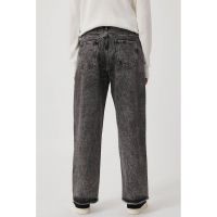 Blugi relaxed fit cu aspect decolorat