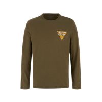 Bluza de bumbac cu imprimeu logo pe piept