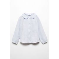 Bluza de bumbac cu guler babydoll Isabella