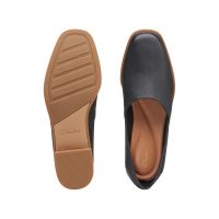 Balerini de piele cu toc patrat Pure Belle