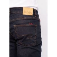 Blugi slim fit cu aspect decolorat