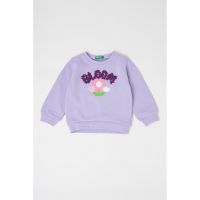 Bluza de trening cu decolteu la baza gatului de bumbac