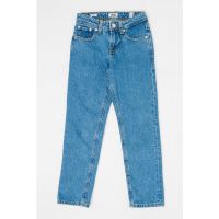 Blugi mom fit cu talie inalta