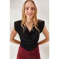 Bluza cu model drapat