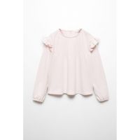 Bluza cu volane si decupaj pe partea din spate