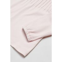 Bluza de bumbac cu garnituri cu volane