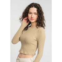 Bluza crop striata Normani