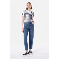 Blugi crop cu croiala dreapta