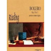 Bolero Op. 3 Nr. 3 Pentru Vioara Si Pian - Rieding