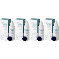 Solutie intretinere lentile de contact Options Multi 4 x 100 ml + suport lentile cadou