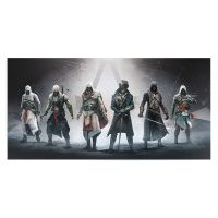 Tablou afis Assassin&#8217;s Creed - Material produs:: Tablou canvas pe panza CU RAMA, Dimensiunea:: 60x120 cm