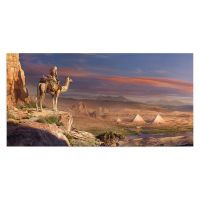 Tablou afis Assassin&#8217;s Creed - Material produs:: Tablou canvas pe panza CU RAMA, Dimensiunea:: 40x80 cm